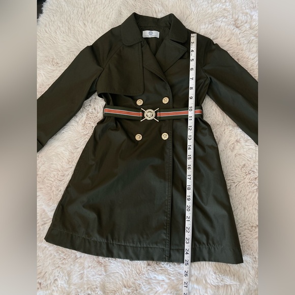 Young Versace Military Green Girls Jacket - Picture 8 of 10